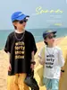 Ropa de Verano para Niños, Algodón Puro Delgado de Corte Holgado, Manga Corta, Nuevo Estilo 2026, Ropa Infantil, Tops Casuales Elegantes para Niños Grandes, Ropa de Verano para Niños