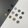 Botão Redondo de Metal Novo de Cobre com Quatro Botões, Botões de Jaqueta Três para Baixo sob Botão de Acessórios de Roupa Personalizados
