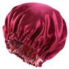 Amazon Más Vendido Transfronterizo Bufanda para la Cabeza de Ala Ancha para Mujer Cuidado del Cabello Postparto Gorro Redondo de Satén de Doble Capa Extra Grande para Dormir