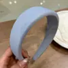Nueva Diadema de Ala Ancha para Mujer Estilo Coreano Versátil Adelgazante del Rostro Alargadora del Cabello Accesorios para la Parte Superior de la Cabeza Diadema Pinza para el Cabello Diadema de Temperamento Simple