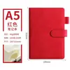 Cuaderno A5 Personalizado Libro de Registro de Reuniones Sencillo para Oficina de Negocios Cuaderno Engrosado con Hebilla que Se Puede Imprimir con Logo
