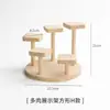 Estante para Flores para Repisa de Ventana de Madera Maciza, Soporte Decorativo Creativo para Suculentas, Estante de Almacenamiento Multinivel para Escritorio en Esquina de Balcón Interior