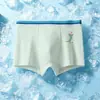 Ropa interior para niños, Malla de seda helada, Estilo fino de verano, Estampado de dinosaurios, Calzoncillos tipo bóxer para niños medianos y grandes, Boxer para estudiantes, Comercio exterior