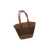 Moda para Mujer Bolso de Hombro Retro Cuero Lavanda Bolso Tejido de Paja para Mujer Bolso de Hombro Tejido Retro Bolso para Mujer Little Red Book