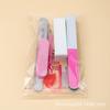 Traje de manicura rosa blanco gris acero empujador juego de 7 piezas especial transfronterizo para entrega de una sola pieza pulido pulido reparación traje completo