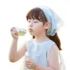 Diadema Blanca de Encaje para Niñas, Nuevo Modelo 2026, Estilo de Alta Gama, Pañuelo Triangular Estilo Pastoral para el Cabello