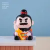 Estilo antigo q version Três Reinos pequenos enfeites fofos decorações para casa enfeites de mesa bonecas chinesas criativas