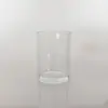 100ml75ml Portavelas para Velas Aromáticas de Vidrio Contenedor diy Transparente Esmerilado Negro Mate Blanco Plateado Leide