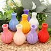 3DCT121 Adesivo de Geladeira Vaso Magnético 3D Transfronteiriço, Vaso Colorido Criativo para Arranjo de Flores Adesivo de Geladeira Cultural e Criativo
