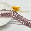Contas de Ábaco Planas de 4mm Contas de Vidro de Cristal Contas da Roda da Fortuna Contas Soltas para Roupas DIY Acessórios de Cabelo Acessórios para Lenços e Colares