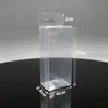 Em Estoque Caixa de Embalagem de PVC Caixa Plástica Retangular Dobrável Caixa PET de Alta Transparência Caixa de Armazenamento à Prova de Poeira para Figuras de Chá Personalizado