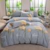 Sábana de Algodón Grueso Estampada Jet Juego de Cuatro Piezas Otoño e Invierno Juego de Cama Venta al por Mayor de Fábrica