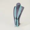Novo Colar de Lenço de Seda com Contas para Mulheres, Corrente para Suéter Retrô de Bolinhas e Flor de Castanha, Lenço Pequeno Fino Moderno Literário Versátil