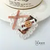Botones Retro de Encaje Floral, Lazos de Tela, Accesorios DIY para Bolsos, Zapatos, Sombreros, Accesorios de Ropa