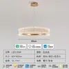 Lustre de sala de estar estilo italiano, luxo leve, de alta qualidade, moderno e elegante, nova iluminação de espectro total para quarto e sala de jantar, iluminação Zhongshan 055L