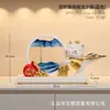Adornos de lujo ligero, adornos de pintura de arena movediza, decoración para el hogar, sala de estar, mueble de vino, escritorio de oficina, regalos artesanales al por mayor