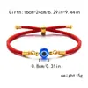 Aliexpress Transfronteiriço Novo Pulseira Olho do Diabo Olho Azul Pingente de Liga Pulseira de Puxar Olho Azul Ajustável