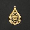 Enfeite Pendente de Metal Guofeng Folhas Padrão Diamante Nuvem Auspiciosa Spray Texto Pergaminho Simétrico Tengyun DIY Feito à Mão Enfeite Pendente
