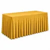 Falda Elástica para el Sol Color Sólido Mantel Banquete de Bodas Registro Cubierta de Mesa Larga Mantel Cubierta de Mesa Mantel Elástico Blanco Hueso
