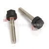 Pie de plástico de acero inoxidable de nailon de 14 mm-m4m5m6, pie hexagonal redondo ajustable, tornillo de pie ajustable