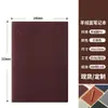 Cuaderno A5 de Tela Engrosada con Logo Personalizado, Bloc de Notas Exclusivo Transfronterizo, Libro de Actas de Reunión de Gamuza de Oveja, Planificador