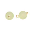 Botones de Jade Natural y Zafiro Estilo Chino Botones Redondos Pequeños de Perlas Accesorios para Cheongsam Dinastía Han Botones de Placa Camisas Cárdigans Accesorios de Ropa