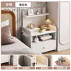 Mesita de Noche 2025 Más Vendido Hogar Dormitorio Pequeño Gabinete de Almacenamiento Estilo Escandinavo Simple Gabinete Estrecho Gabinete de Almacenamiento para Mesita de Noche de Dormitorio