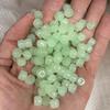 DIY 6*8mm 50g Cuentas Barril, Cuentas Tambor, Jade Imitación, Jade Nieve, Cuentas de Vidrio para Rezar, Accesorios para Pulseras y Collares, Cuentas Sueltas de Vidrio