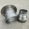 Processamento de duto de ar Dongguan duto de ventilação espiral aço inoxidável 304 conexões de duto de exaustão interface de flange