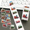 500 Pegatinas/Rollo Tren-Temática Dibujos Animados Creativo Bricolaje Funda de Teléfono Equipaje Maleta Diario Material Decoración Cuaderno