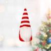 Novas decorações de Natal transfronteiriças Natal Rudolph Chapéu de malha Pequeno Pingente Criativo Boneca Pingente de árvore de Natal