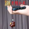Colgante de Cadena para Teléfono de Caballo de Carrusel Tallado en Sándalo Pulsera Creativa Yiming Xianyuan Sándalo Morado Llavero de Caballo Dorado