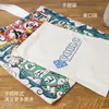 Bolsa de Lona Personalizada Cor Bolsa Tote Laminada de Lona Feita Sob Encomenda Volta às Aulas Temporada de Formatura Bolsa de Presente para Estudantes Armazenamento de Presentes