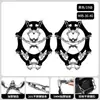 Crampones de escalada, cubrezapatos antideslizantes, púas para zapatos de nieve para exteriores, engrosados y resistentes al desgaste, crampones del noreste, púas de cadena, garras de nieve, agarres de hielo para suela de zapato