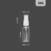 Botella pulverizadora pequeña de 30 ml, 50 ml y 100 ml, de plástico transparente, para perfumes y alcohol, para mascotas.