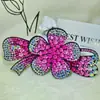 Nuevo Collar Gargantilla de Strass Full Diamond Creativo Imitación Perla Flor de Mezclilla Gargantilla Accesorios para Ropa Venta al por Mayor