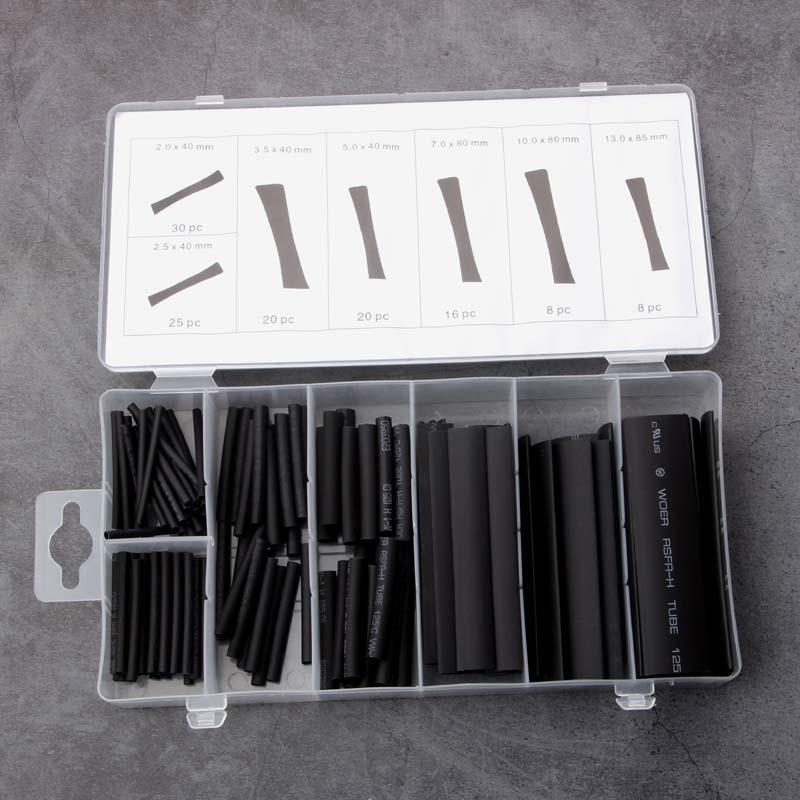 127pc黑色阻燃热缩管9