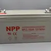 Batería de ciclo profundo 12v150AH sin mantenimiento NPG12 -150 Pantalla DC UPS solar EPS fuente de alimentación de almacenamiento de energía