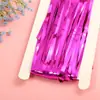 Cinta de Seda de Lluvia Brillante Dorada de 2m Decoración de Fondo de Escenario de Boda Borla Cortina de Seda de Lluvia Fabricante Venta al por Mayor - Alibaba