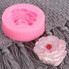 Assar uma variedade de modelagem de flores de açúcar flor molde de bolo ferramentas macias cerâmica artesanal sabão molde DIY molde de silicone líquido