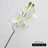 Orquídeas Cymbidium de Seis Flores Impressas em 3D, Buquês de Sala de Estar de Alta Qualidade, Flores Artificiais para Recepções de Hotel, Buquês de Noiva