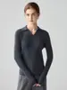 Nuevo Suéter Básico de Punto Delgado de Manga Larga para Mujer Otoño/Invierno 2026 con Cuello Polo, 100% Cachemira Pura