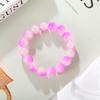 Pulseras Degradadas de 12 mm Simples Suaves Envueltas en el Dedo para Estudiantes para Enviar a Mejores Amigos, Pulseras de Vidrio al por Mayor de Yiwu
