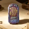 Colgante de collar de etiqueta de incienso de la fortuna de cien caracteres con patrón de nubes, Adorno colgante para coche de etiqueta de incienso de estilo antiguo, Venta al por mayor de fábrica