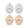 Zhongxing Nuevo Estilo Cobre Fundido Estilo Palacio diy Accesorios de Joyería Patrón Colgante Colgante Material Horquilla Nupcial