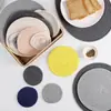 Posavasos para Mesa de Comedor Casual Estilo Escandinavo Esterilla Tejida Cuerda de Algodón Posavasos Aislante Anti-quemaduras Esterilla para Mesa de Comedor Posavasos Esterilla para Comedor del Hogar