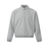 Blusa de moletom masculina de cor sólida, gola POLO, manga comprida, estilo americano, primavera e outono, moderna, solta, casual, para combinar