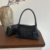 Bolso de axila tejido a mano de estilo coreano, de nicho, para mujer, bolso tote casual de moda, bolso de hombro de gran capacidad para mujer
