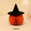 Conjunto Divertido de Enfeites de Halloween Dobráveis de Papel Feitos à Mão Artesanato de Decoração para Arranjo de Atmosfera Festiva Transfronteiriça