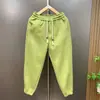 Nuevos estilos de otoño e invierno: pantalones largos casuales para hombre, de color liso, corte holgado, pierna cónica, tipo harén atlético, modernos y versátiles